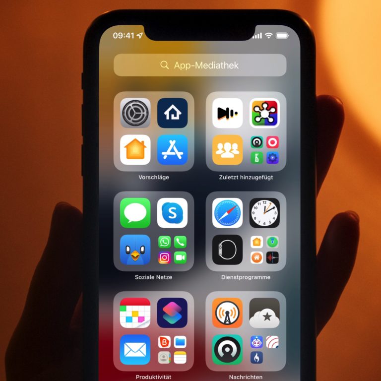 iPhone Homescreen aufräumen