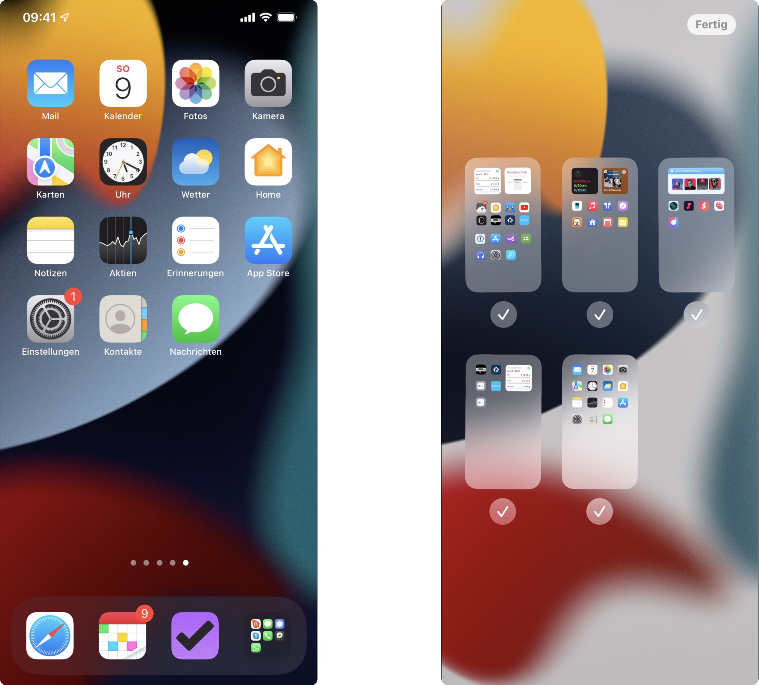iPhone: Home-Bildschirm Seiten ausblenden